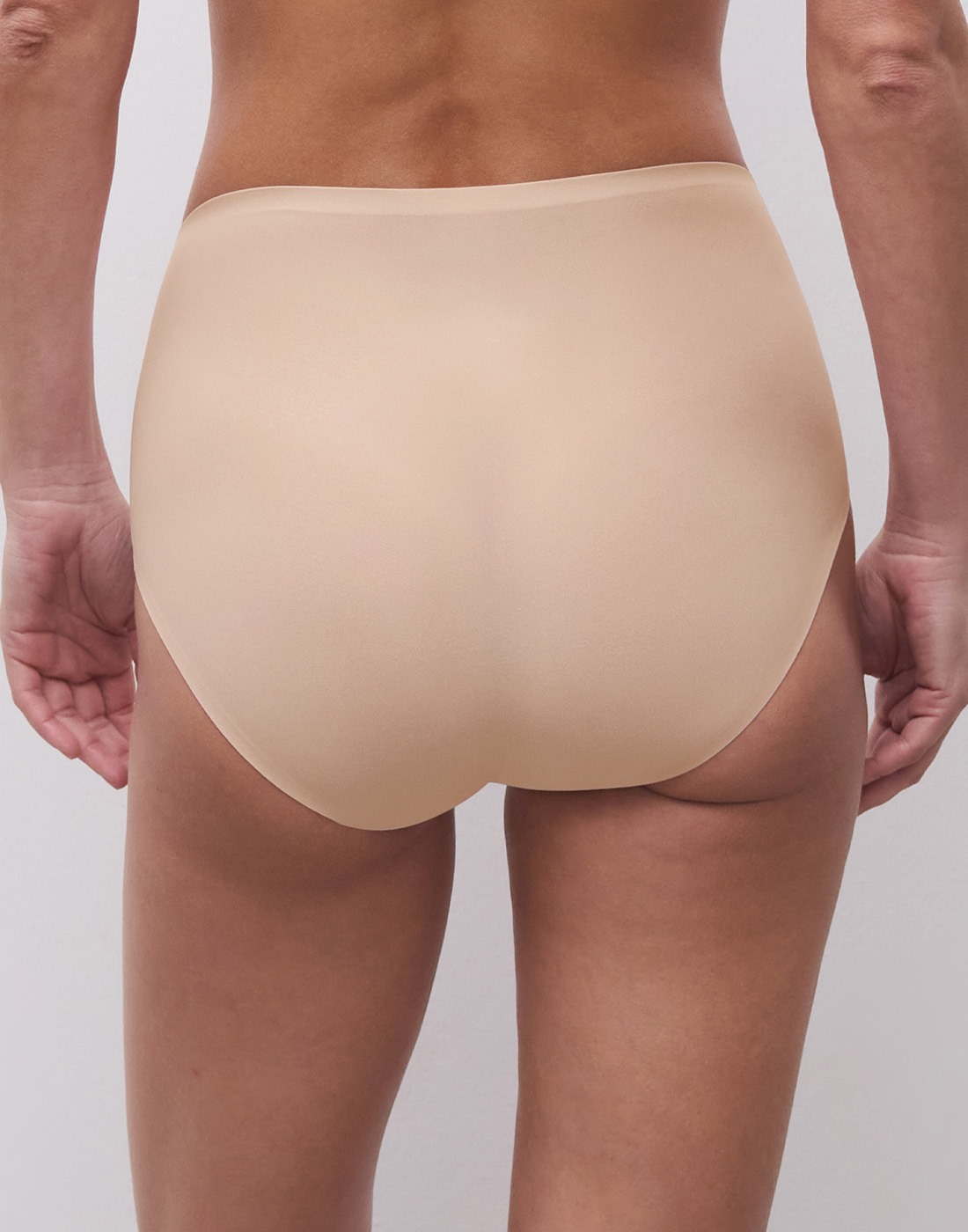 chantelle soft stretch høy truse golden beige
