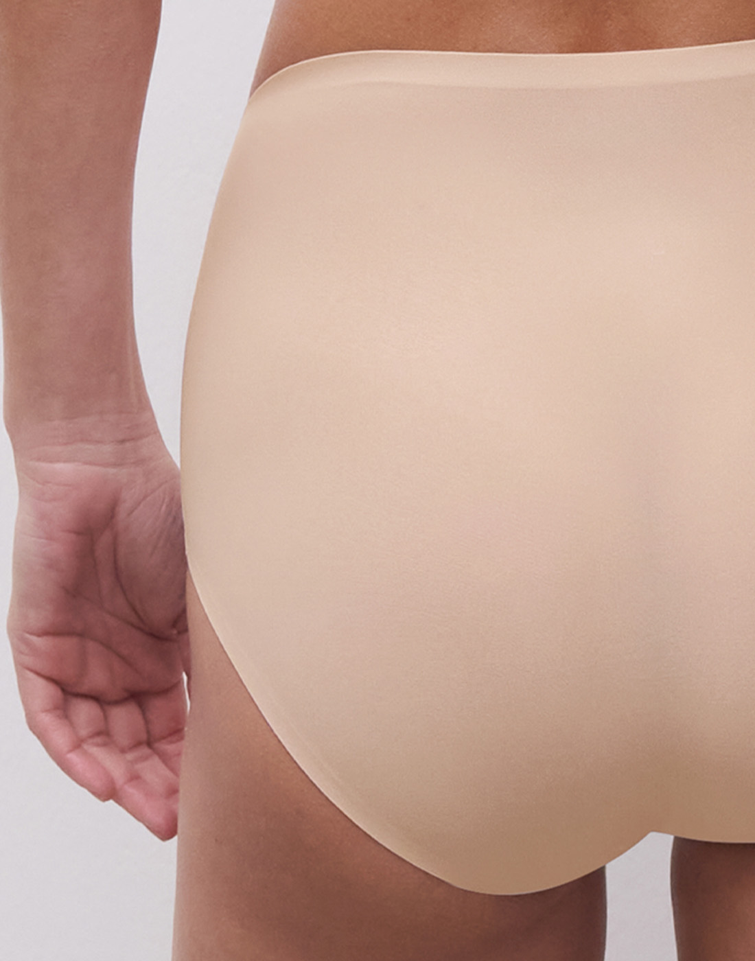 chantelle soft stretch høy truse golden beige