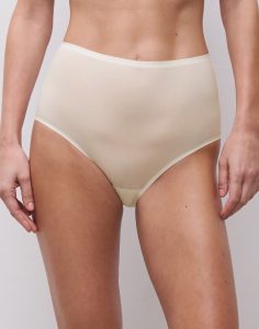 chantelle høy truse soft stretch ivory2 chantelle soft stretch høy truse hvit
