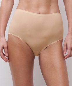 chantelle soft stretch høy truse beige
