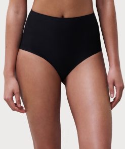 chantelle soft stretch høy truse svart
