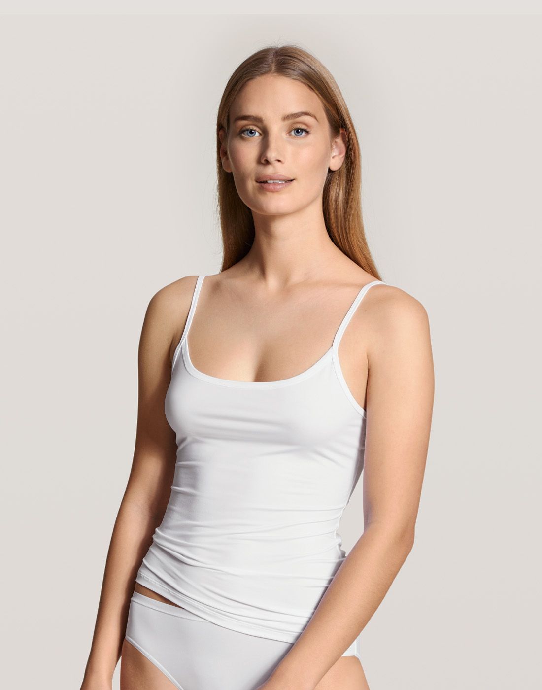 hvit singlet fra calida