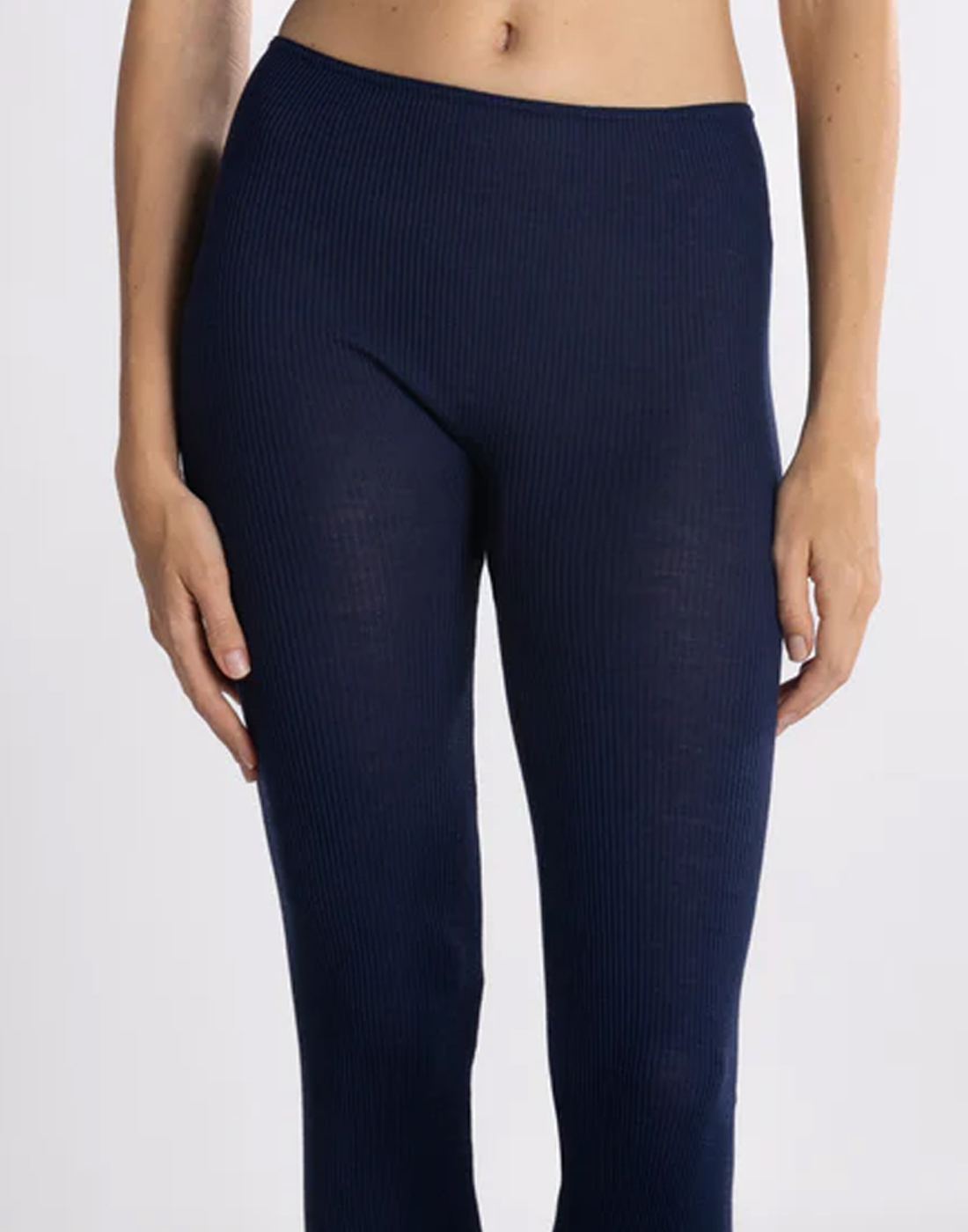 oscalito stillongs ull silke blå