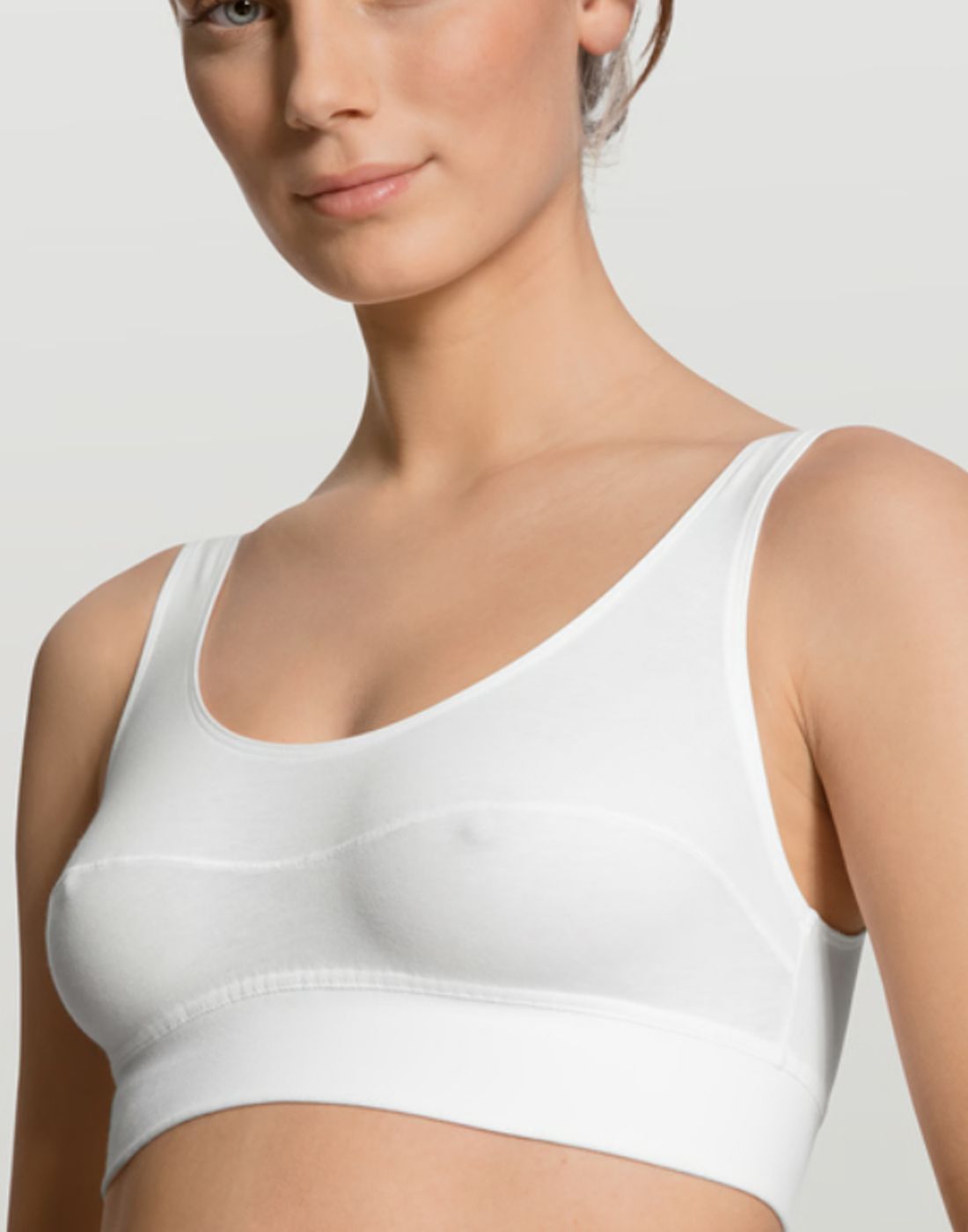 Calida elastic BH topp hvit1