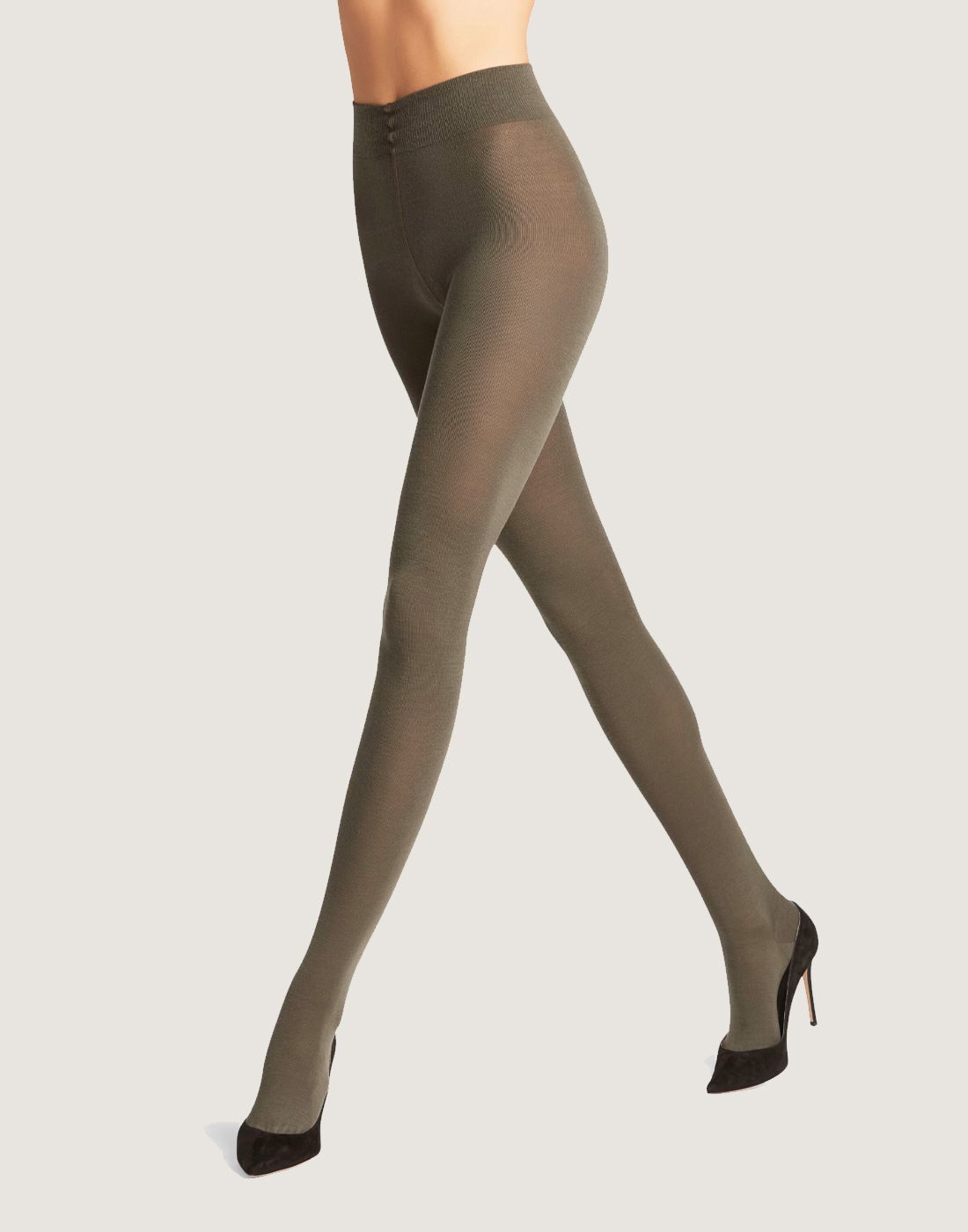 Falke cotton touch strømpebukse military2 falke cotton touch strømpebukse ull military green