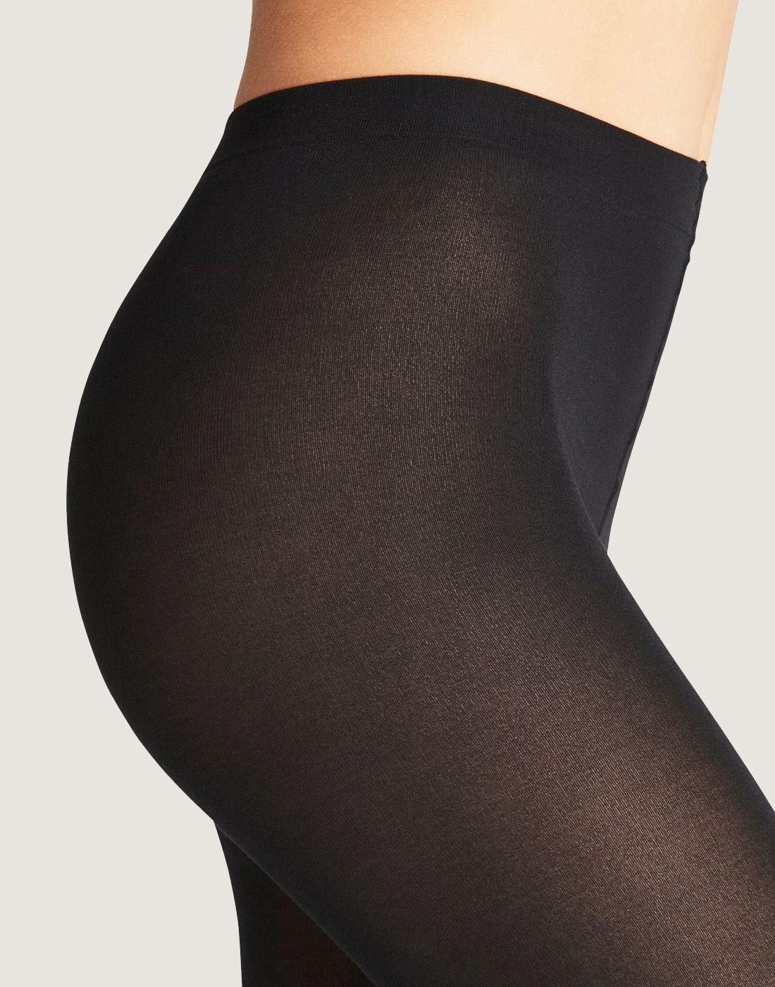 falke cotton touch strømpebukse black svart