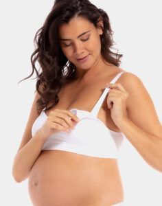 Magic Mama comfort nursing bra hvit