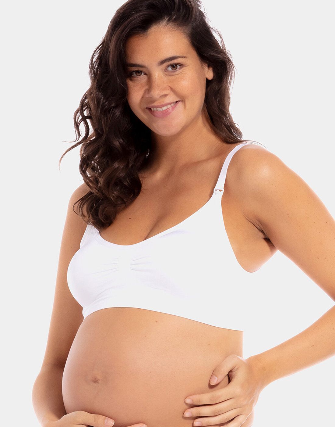 Magic Mama comfort nursing bra hvit, amme bh