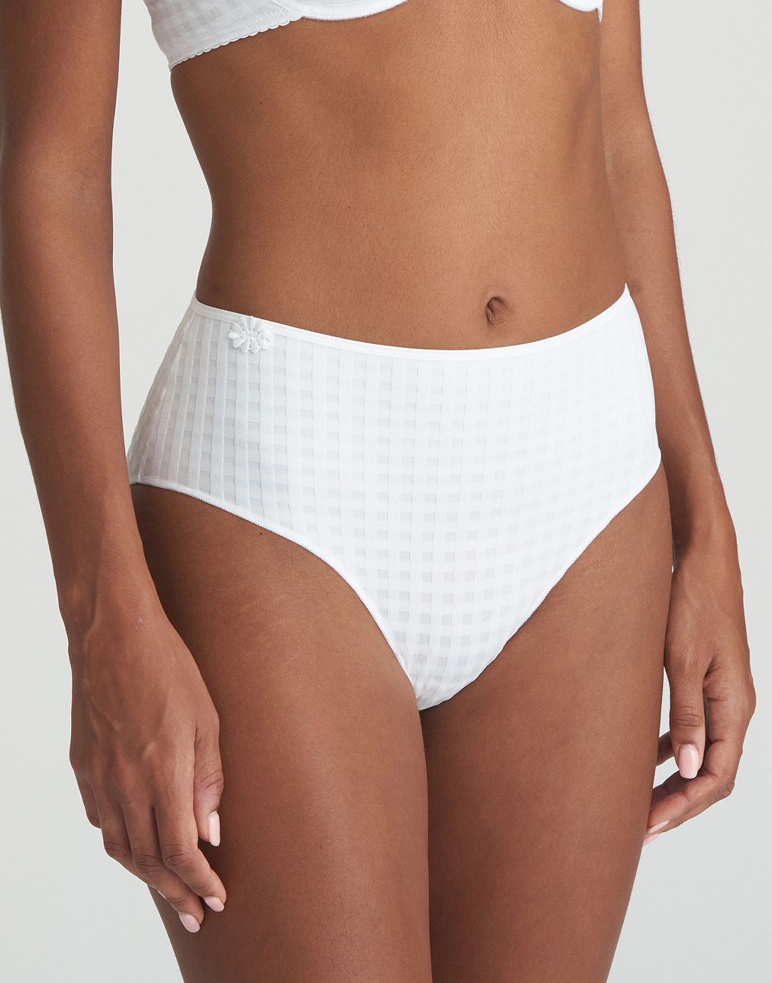 Marie Jo Avero Høy Truse Hvit1