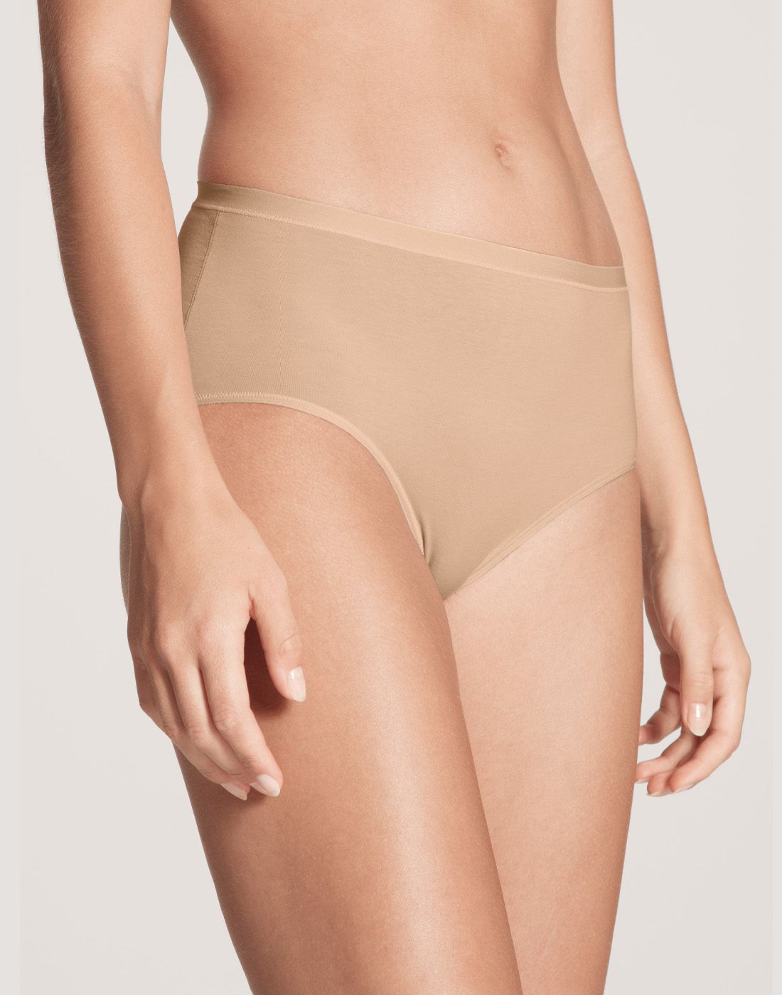 Natural Comfort Truse beige High Waist2