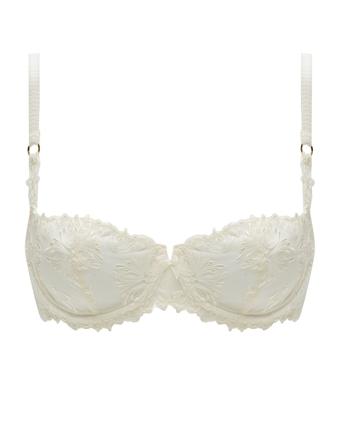 chantelle champs elysees balconette BH ivory hvit2