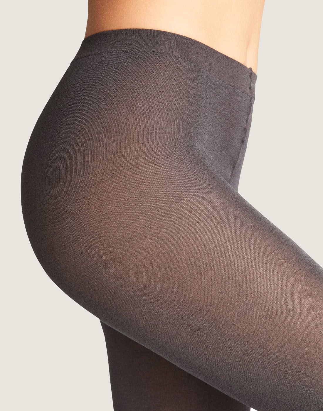 cotton anthracite strømpebukse falke cotton touch strømpebukse mørkegrå