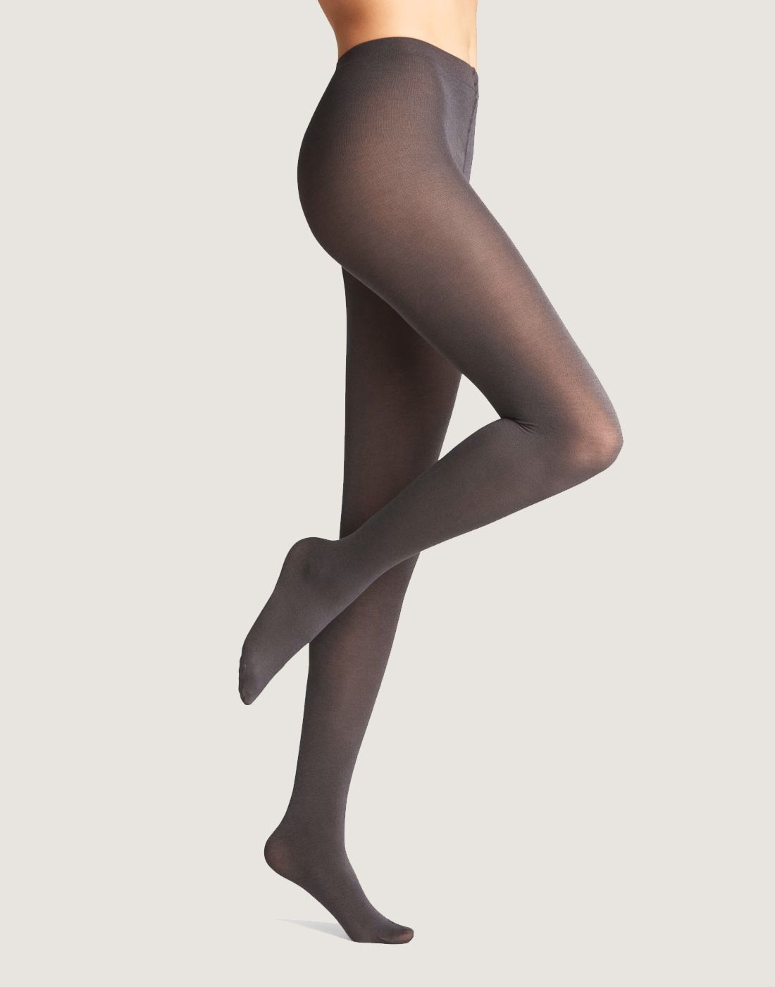 cotton anthracite strømpebukse2 falke cotton touch strømpebukse mørkegrå