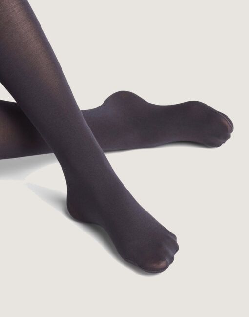 falke cotton touch bomull strømpebukse marine blå
