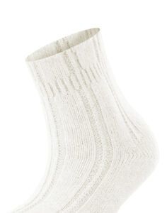 falke bedsock ullsokk offwhite hvit