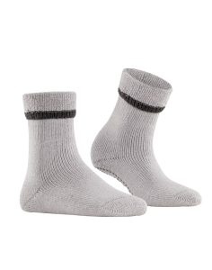 falke cuddle pads antiskli kosesokk grå