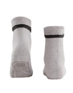 falke cuddle pads antiskli kosesokk grå