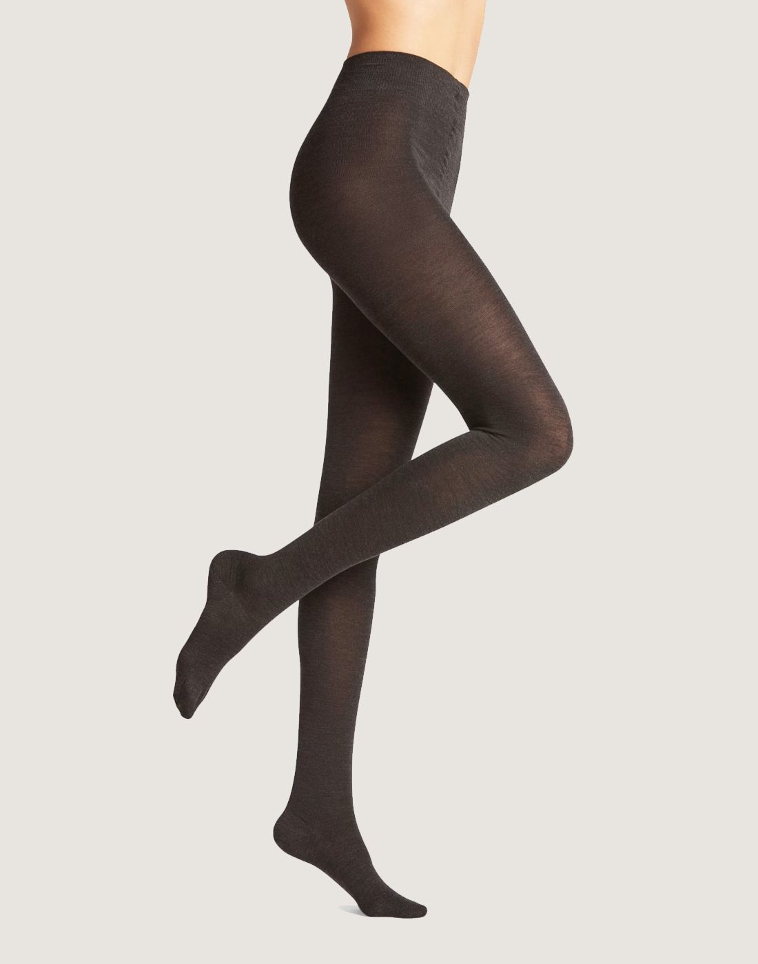 falke softmerino ull strømpebukse anthra mel