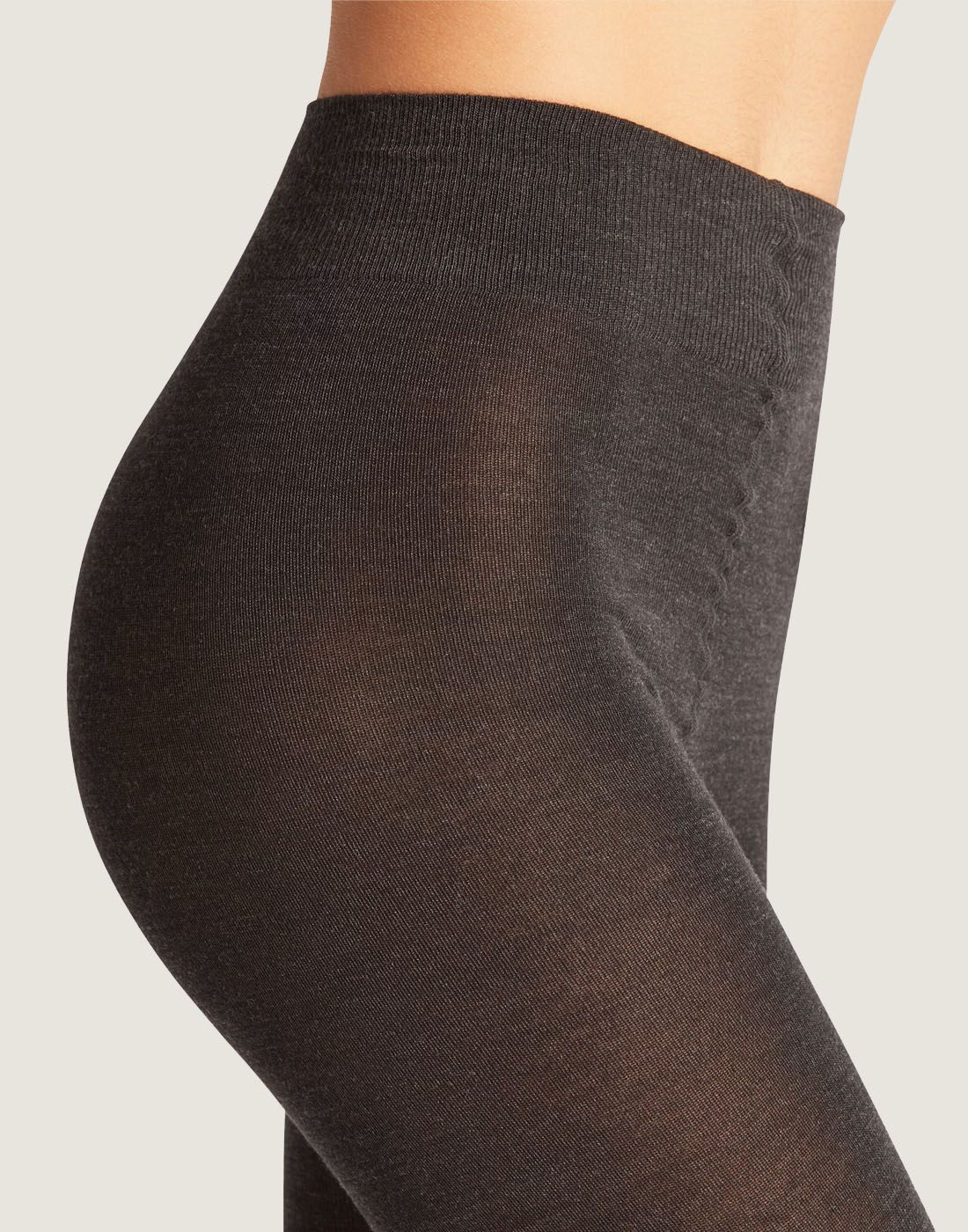 falke softmerino ull strømpebukse anthra mel