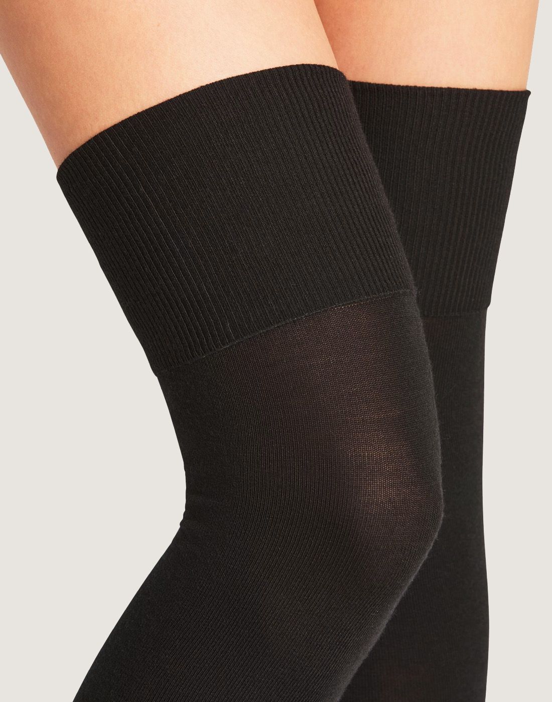 falke striggings overknee ull black