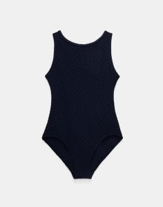 paula sorrento badedrakt mørkeblå1 paula sorrento badedrakt høy hals mørkeblå