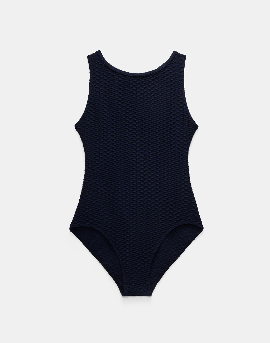 paula sorrento badedrakt høy hals mørkeblå