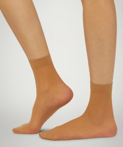 wolford individual 10 nylonsokk gobi