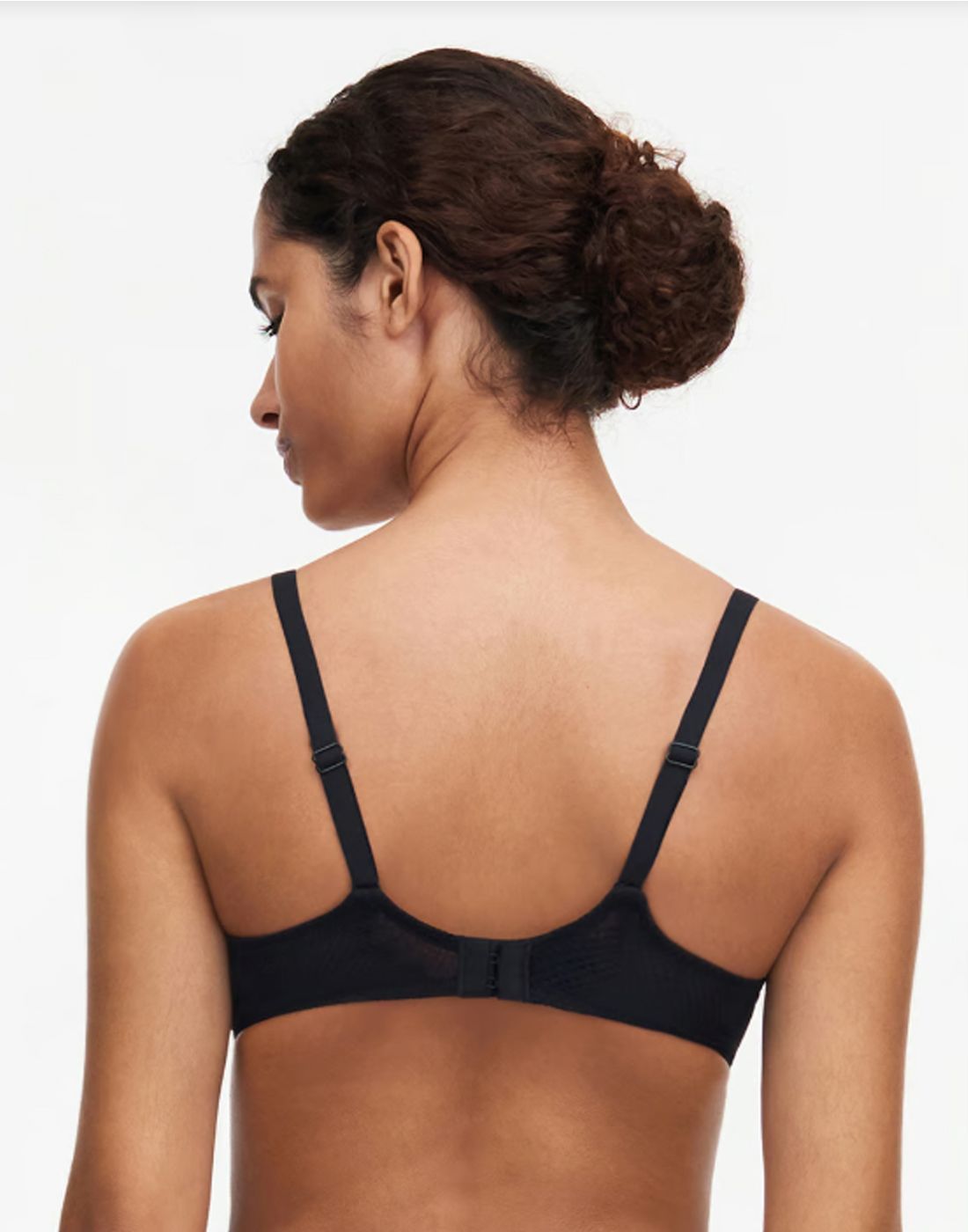 chantelle fleurs demi BH svart2 chantelle fleurs BH svart