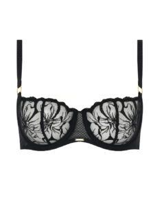 chantelle fleurs BH svart