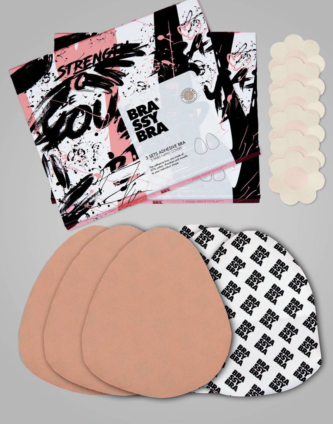 Brassybra vanilla set brysttape