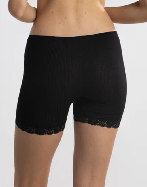 oscalito ull silke shorts blonde svart
