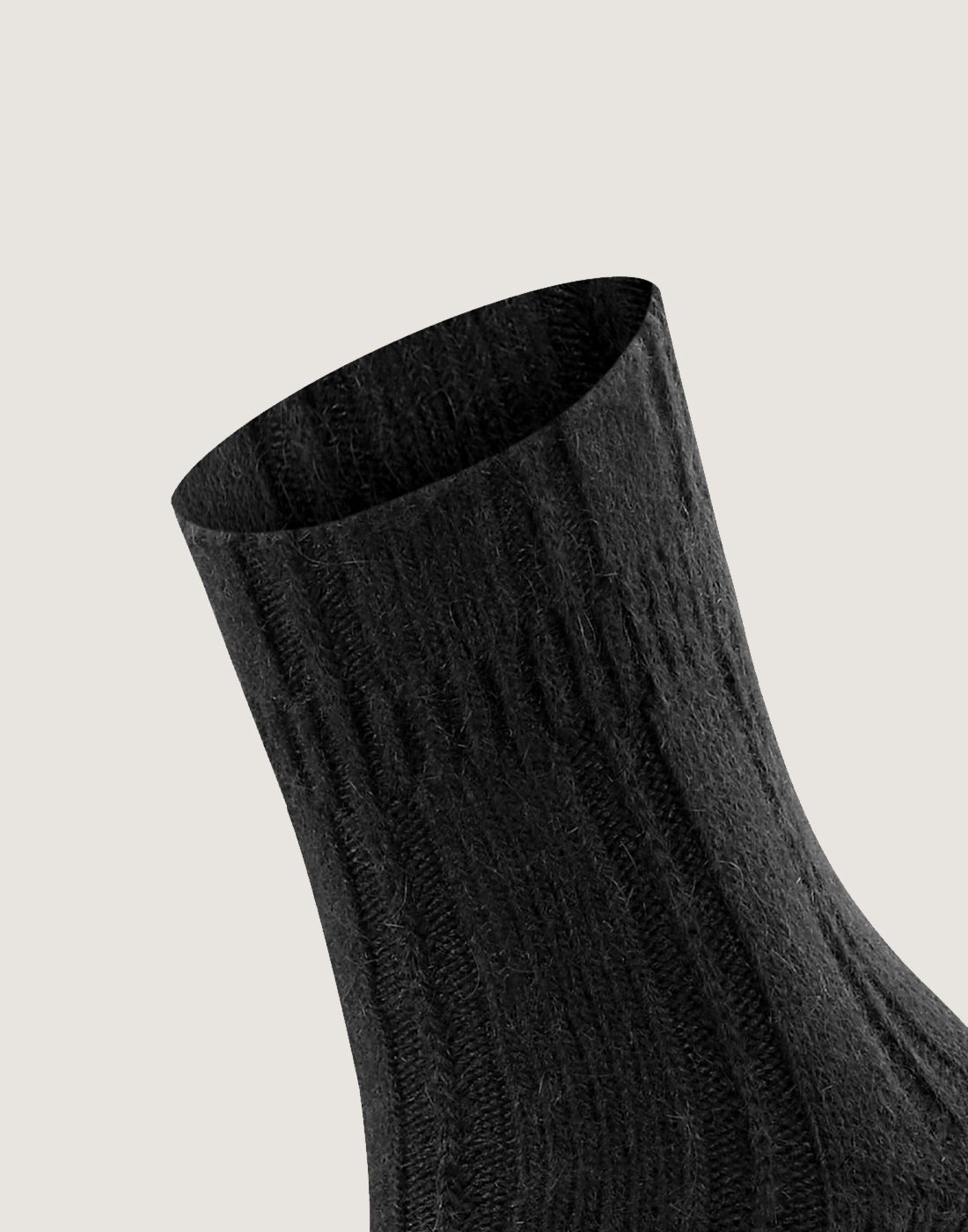 falke nattsokk angora ull svart3 falke bedsock nattsokker ull black