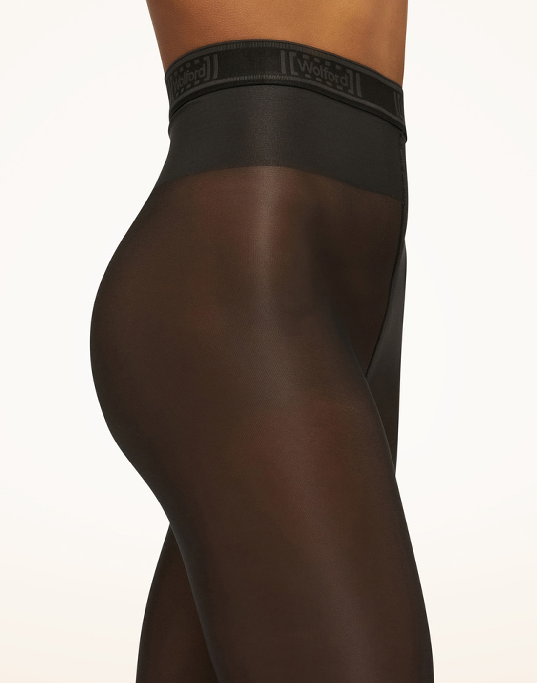 wolford neon 40 comfort tights nearly black