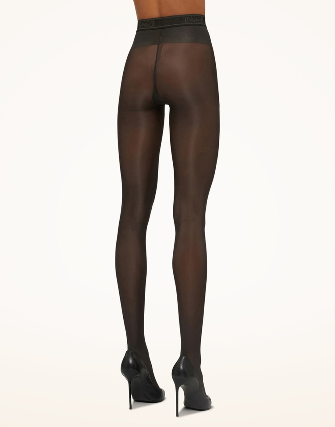 wolford neon 40 comfort tights nearly black