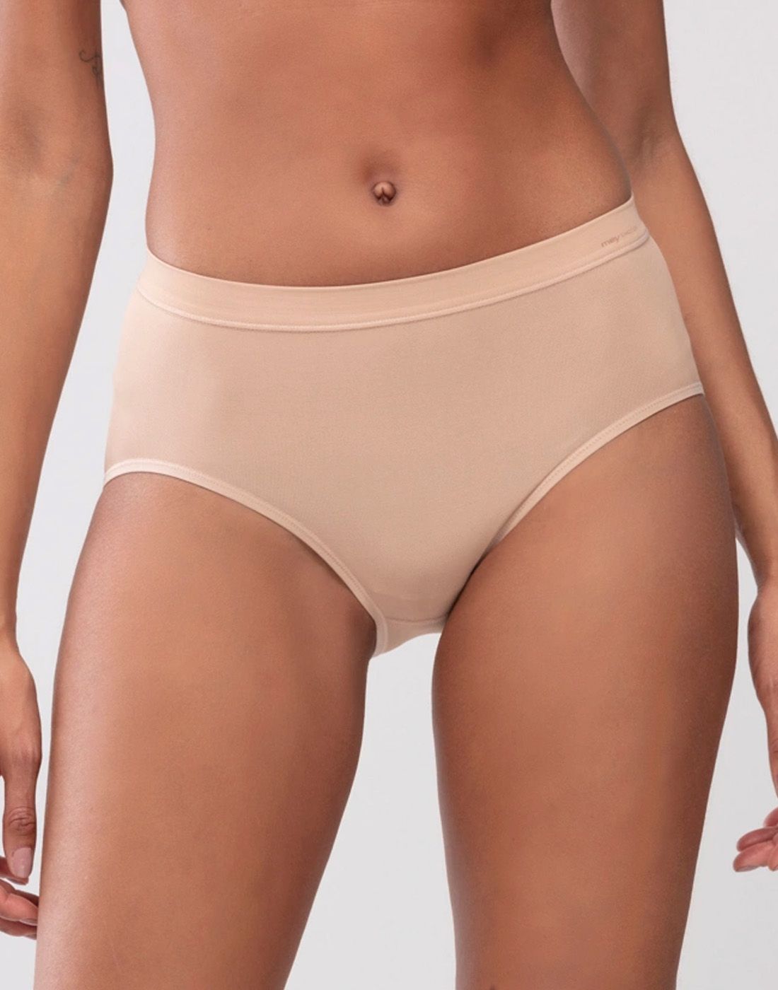 59209 cream tan 1 Beige høy truse på underkropp
