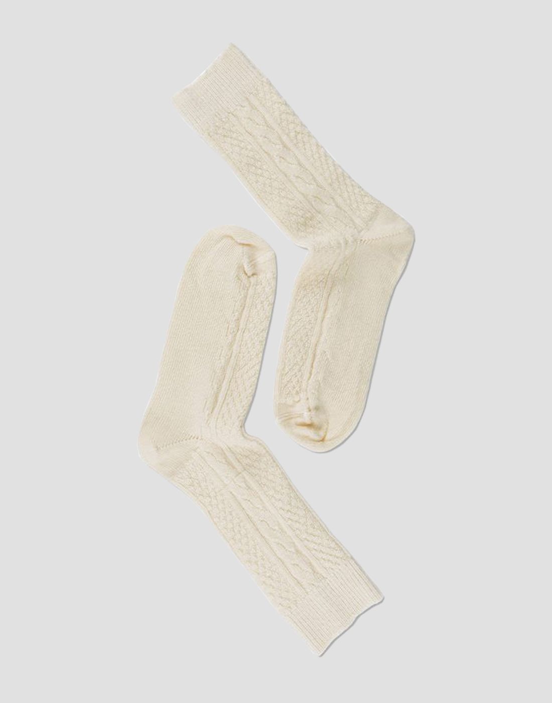 Note cable sokk ull offwhite1 note cable sokk ull offwhite