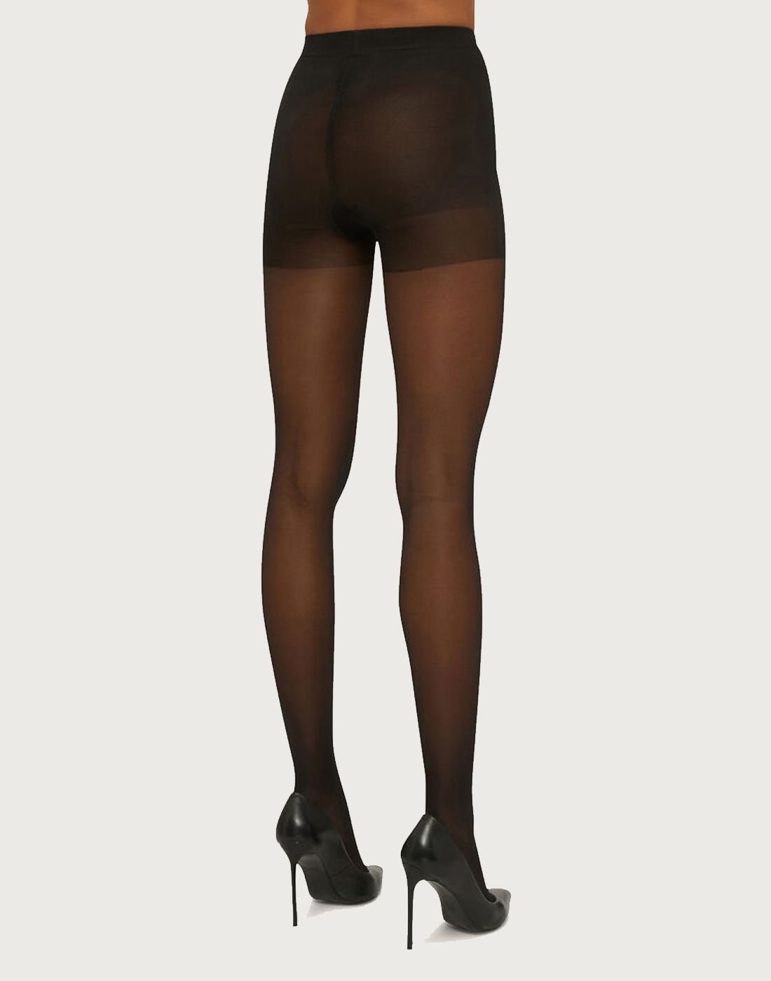 miss 30 leg support strømpebukse svart3