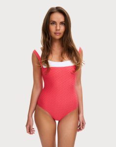 paula swordfish badedrakt coral3 paula swordfish badedrakt coral rød