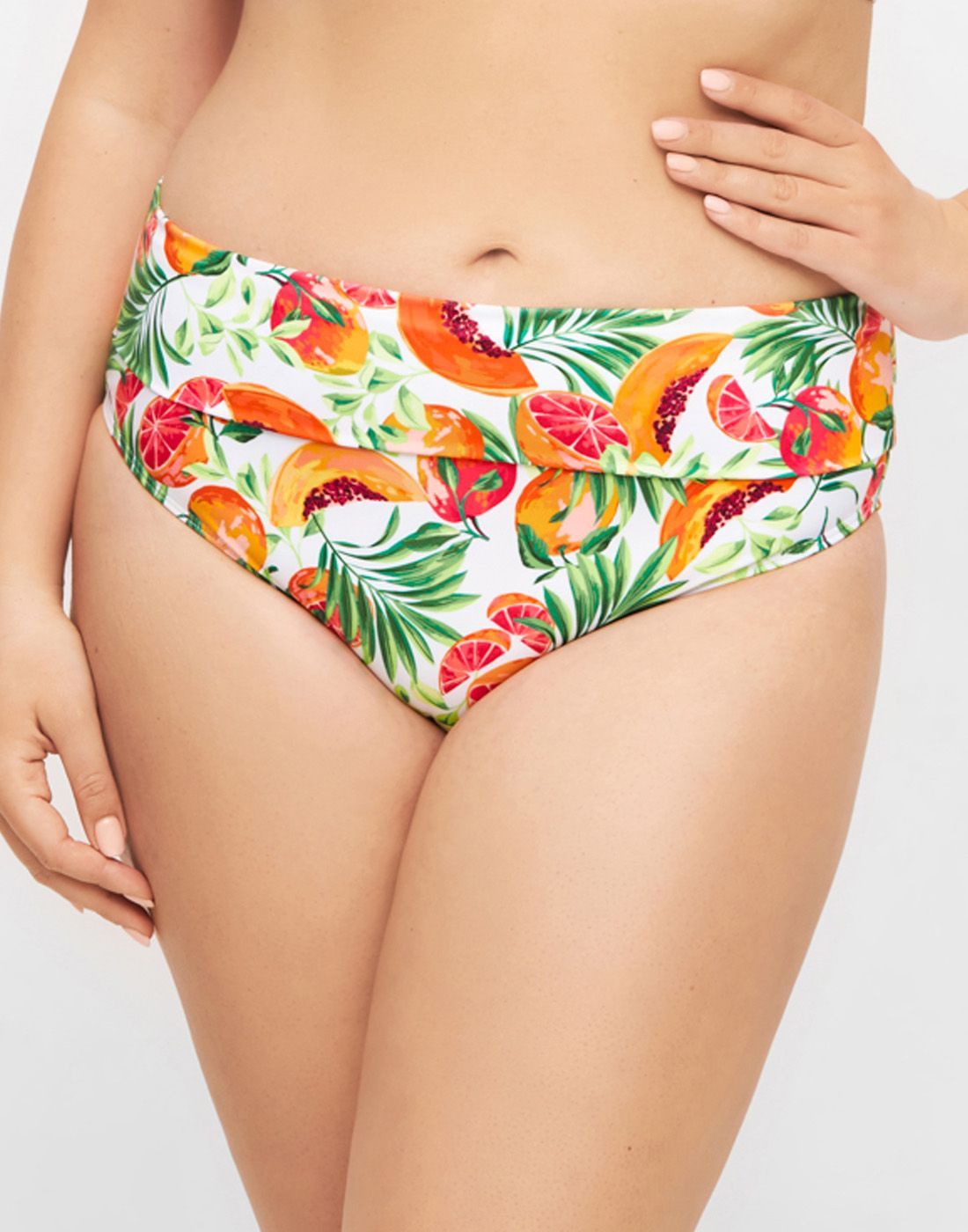 Høy bikinitruse fra salta bad på underkropp