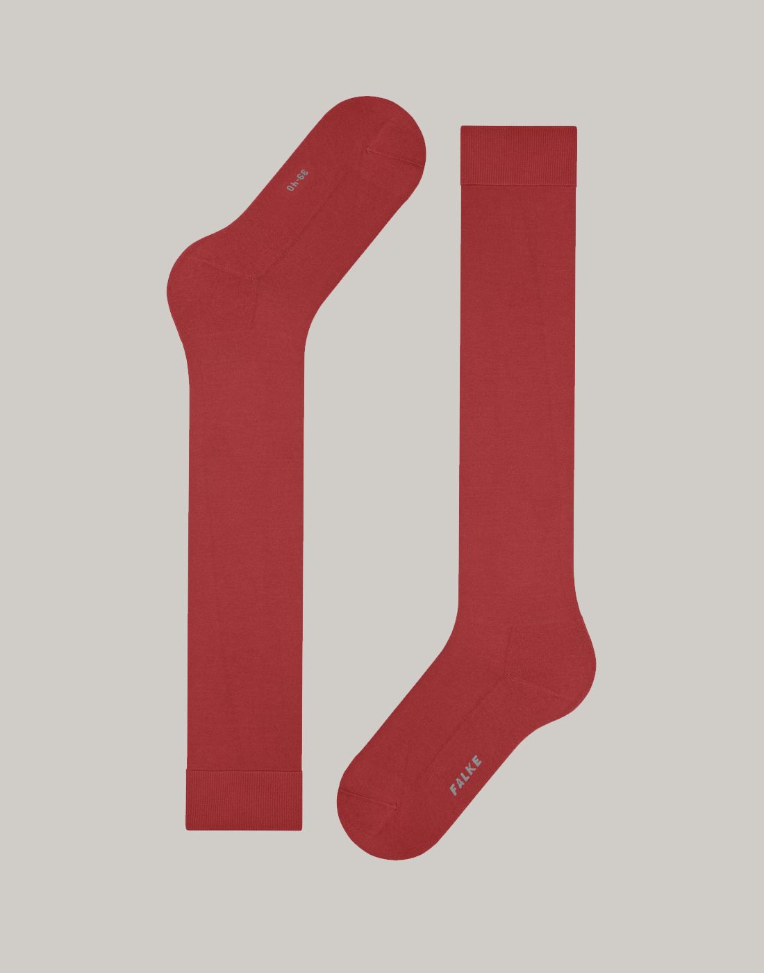 falke climawool scarlet rød knestrømpe1 falke climawool ull knestrømpe scarlet rød