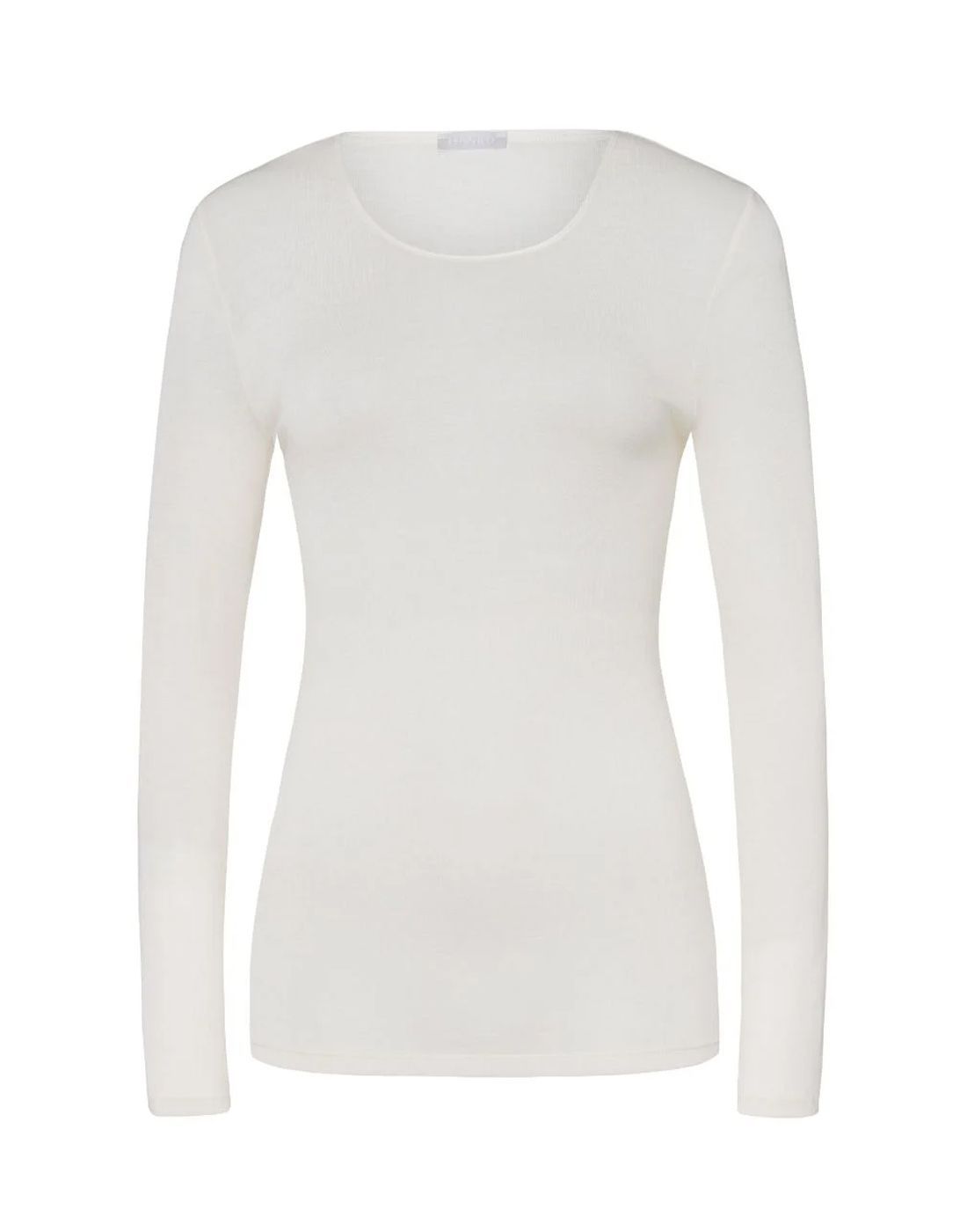 hanro ullundertøy med silke genser offwhite