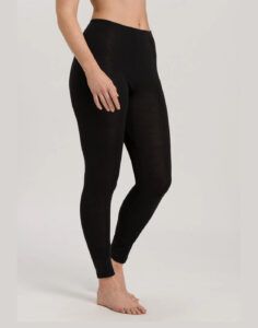 hanro woolen silk stillongs svart