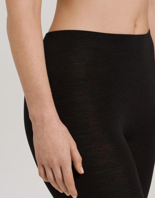 hanro woolen silk stillongs svart