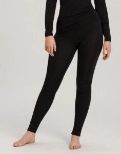 hanro woolen silk stillongs svart