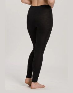 hanro woolen silk stillongs svart