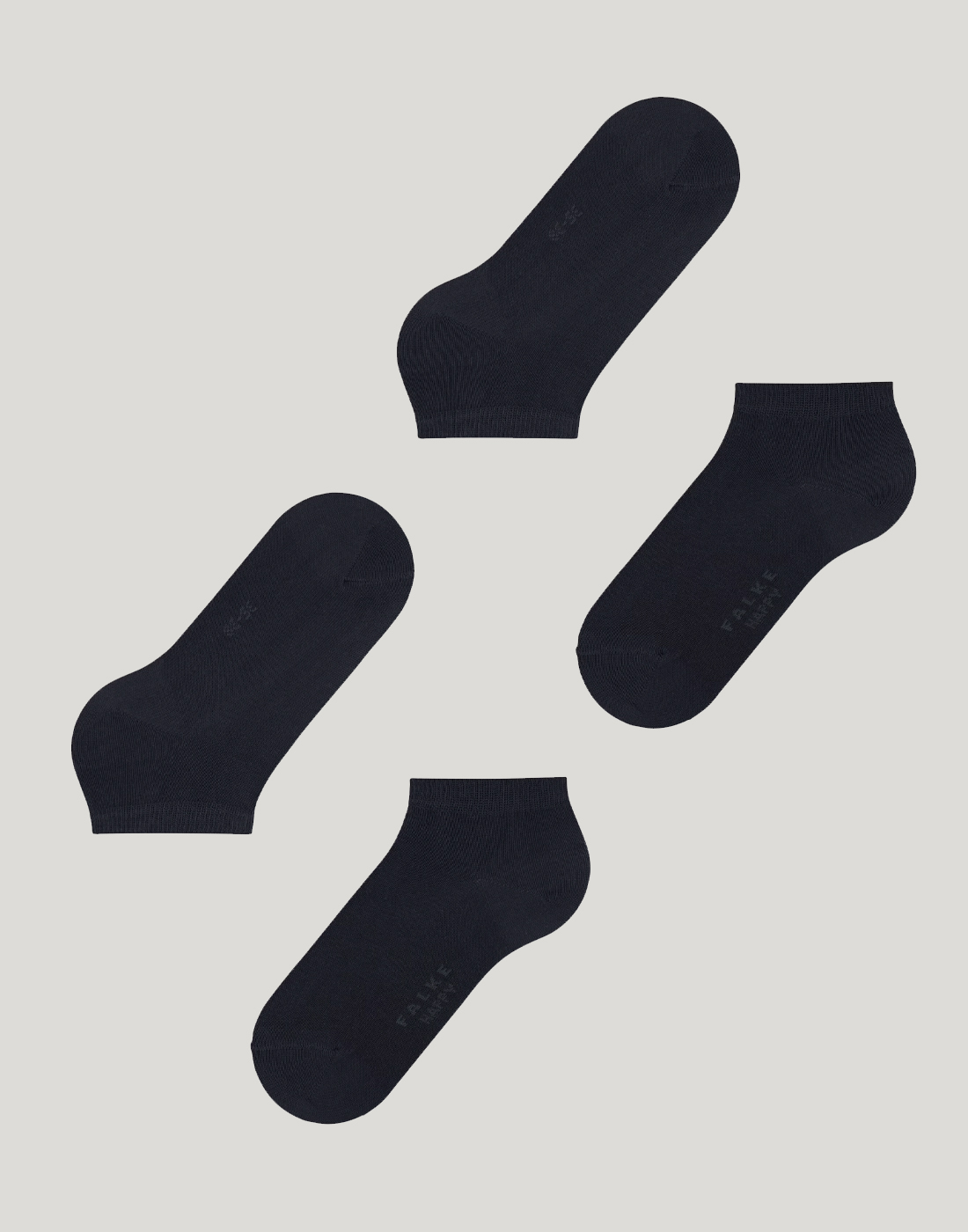 falke happy ankelsokk 2pk dark navy