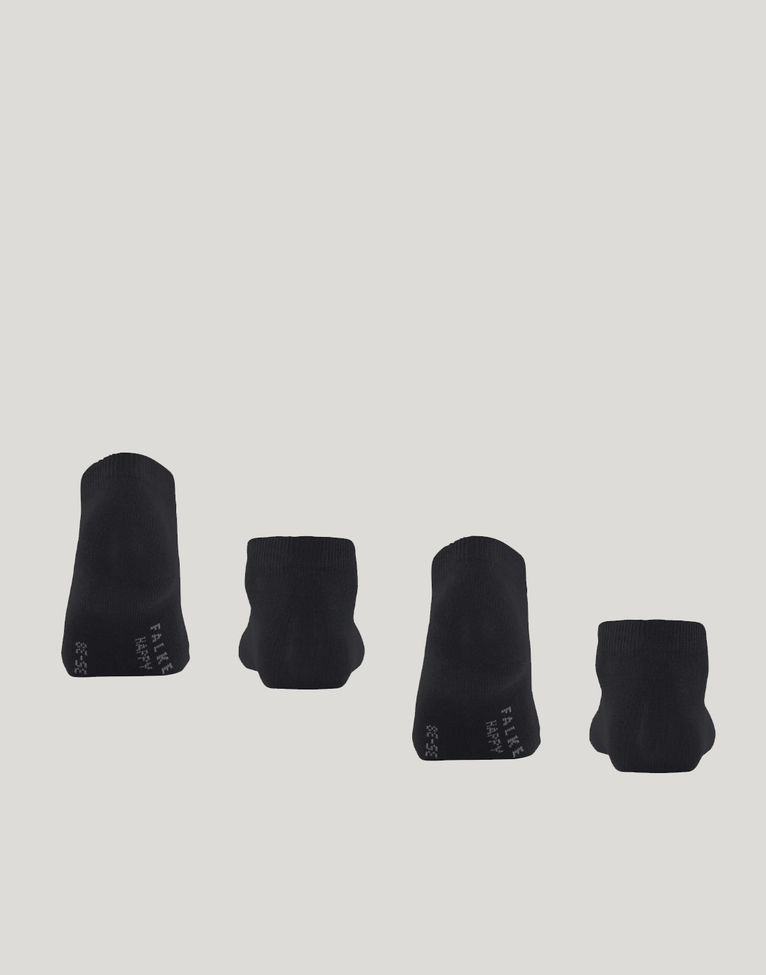 falke happy ankelsokk 2pk svart