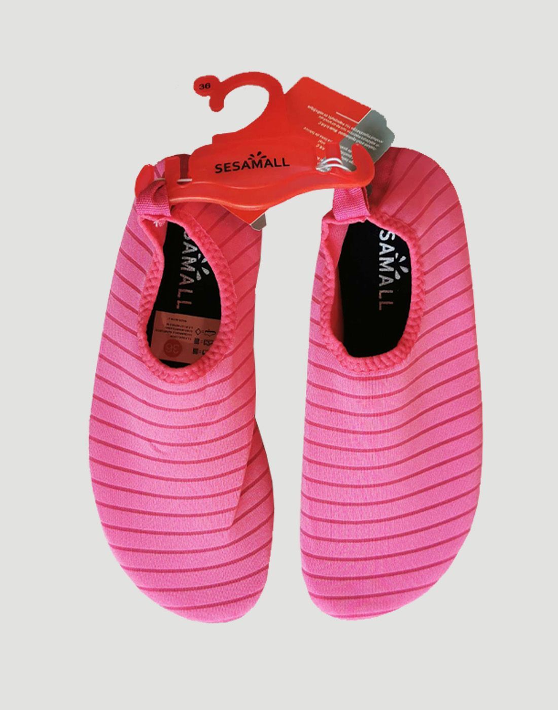 rosa badesko til svømming og bading