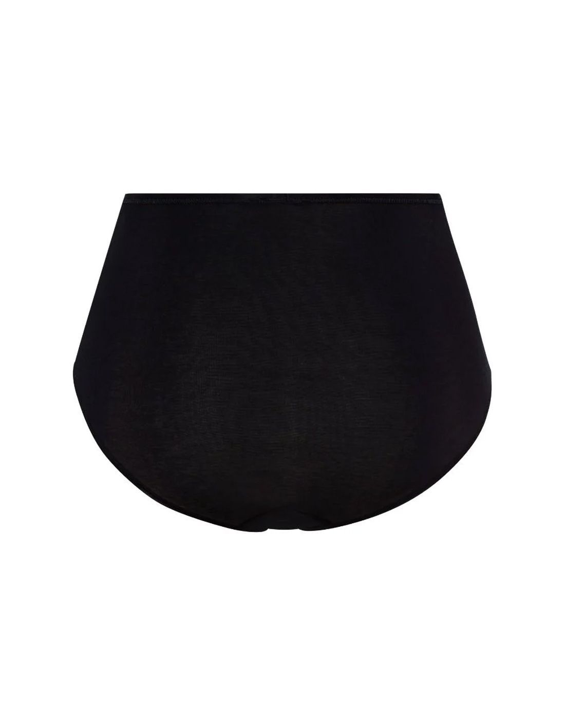 hanro cotton seamless høy truse svart