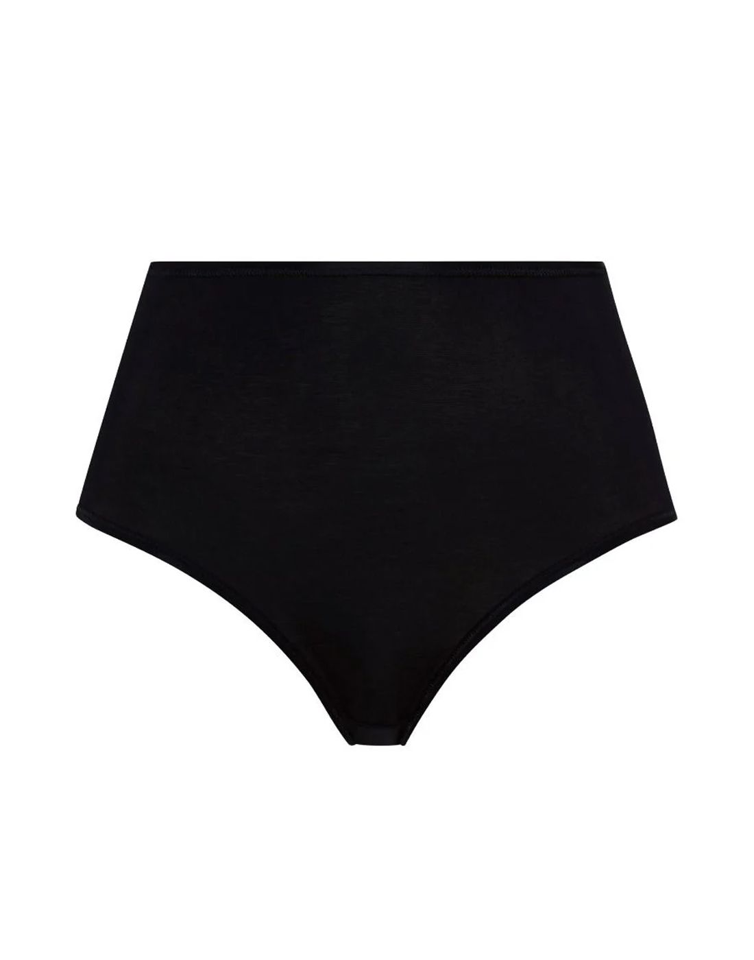 hanro cotton seamless høy truse svart